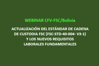 Actualización del estándar de cadena de custodia FSC